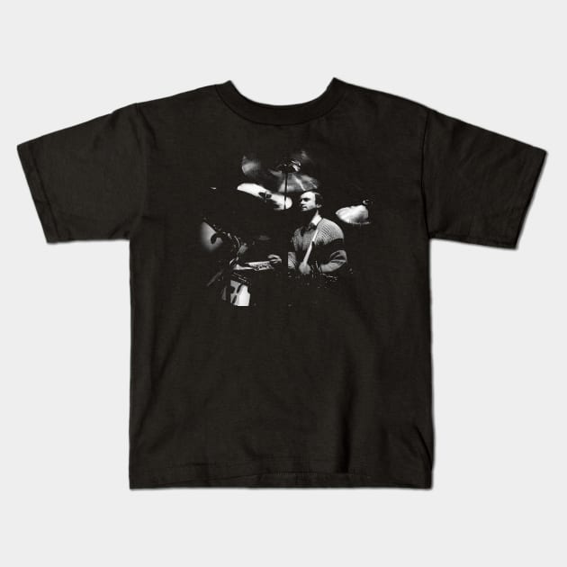 In the Air Tonight Celebrate the Timeless Music of Phil Collins with a Stylish T-Shirt Kids T-Shirt by QueenSNAKE